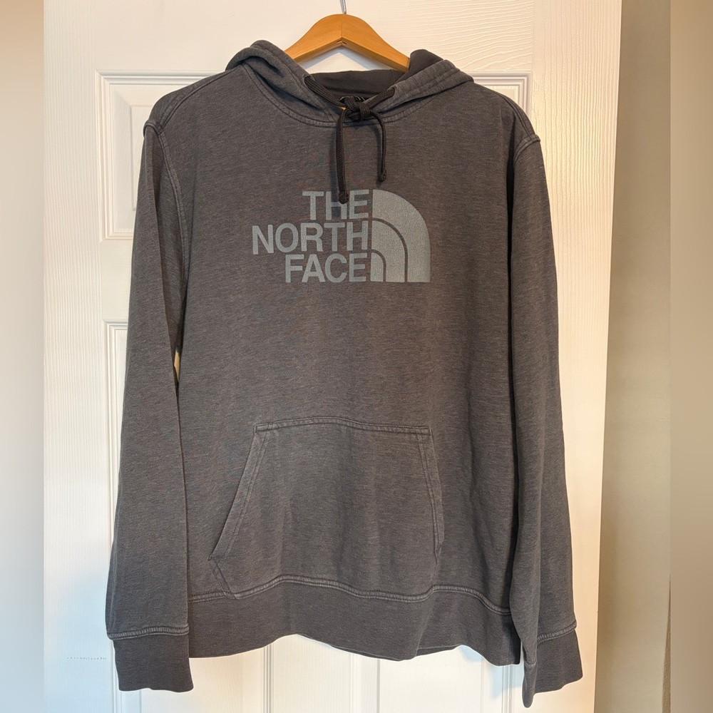 The North Face Hoodie Pullover Men’s Size Large Warm Streetwear Denim Blue